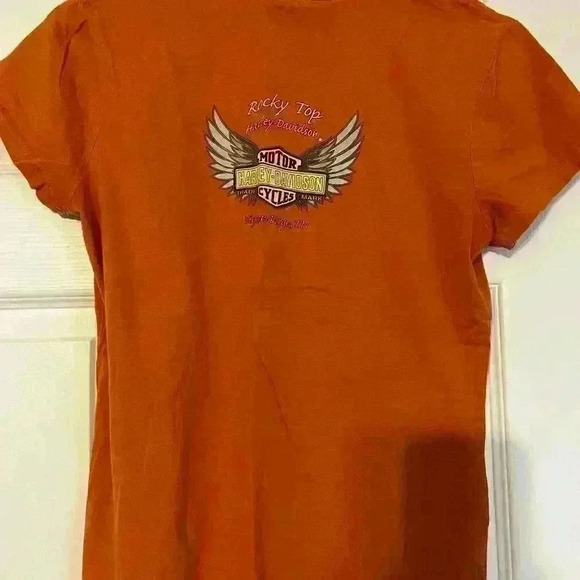 EUC Vintage Harley Davidson logo from Milwaukee Women’s Top Size Large. - Picture 2 of 2